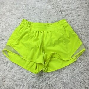 Lululemon Hotty Hot Short II *Long 4" Highlight Yellow